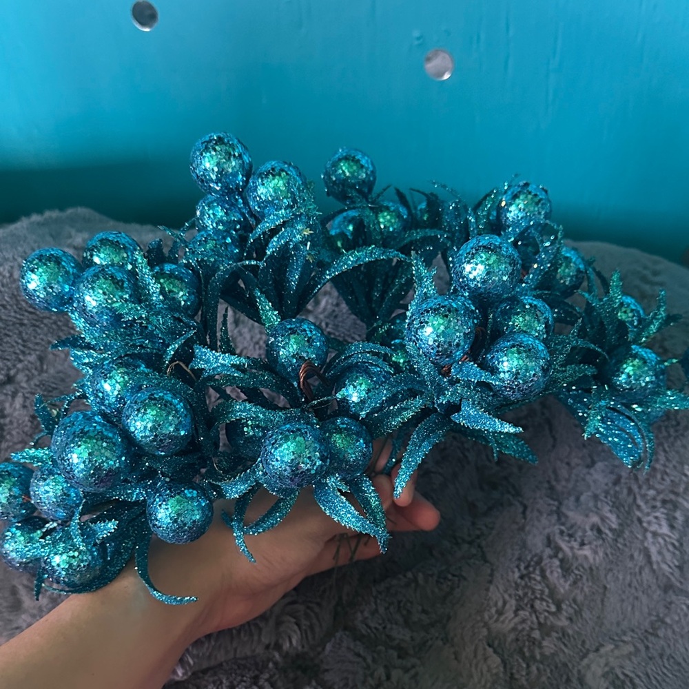 Sparkling Blue Christmas Decoration
